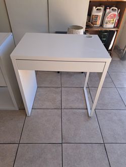 white lkea desk