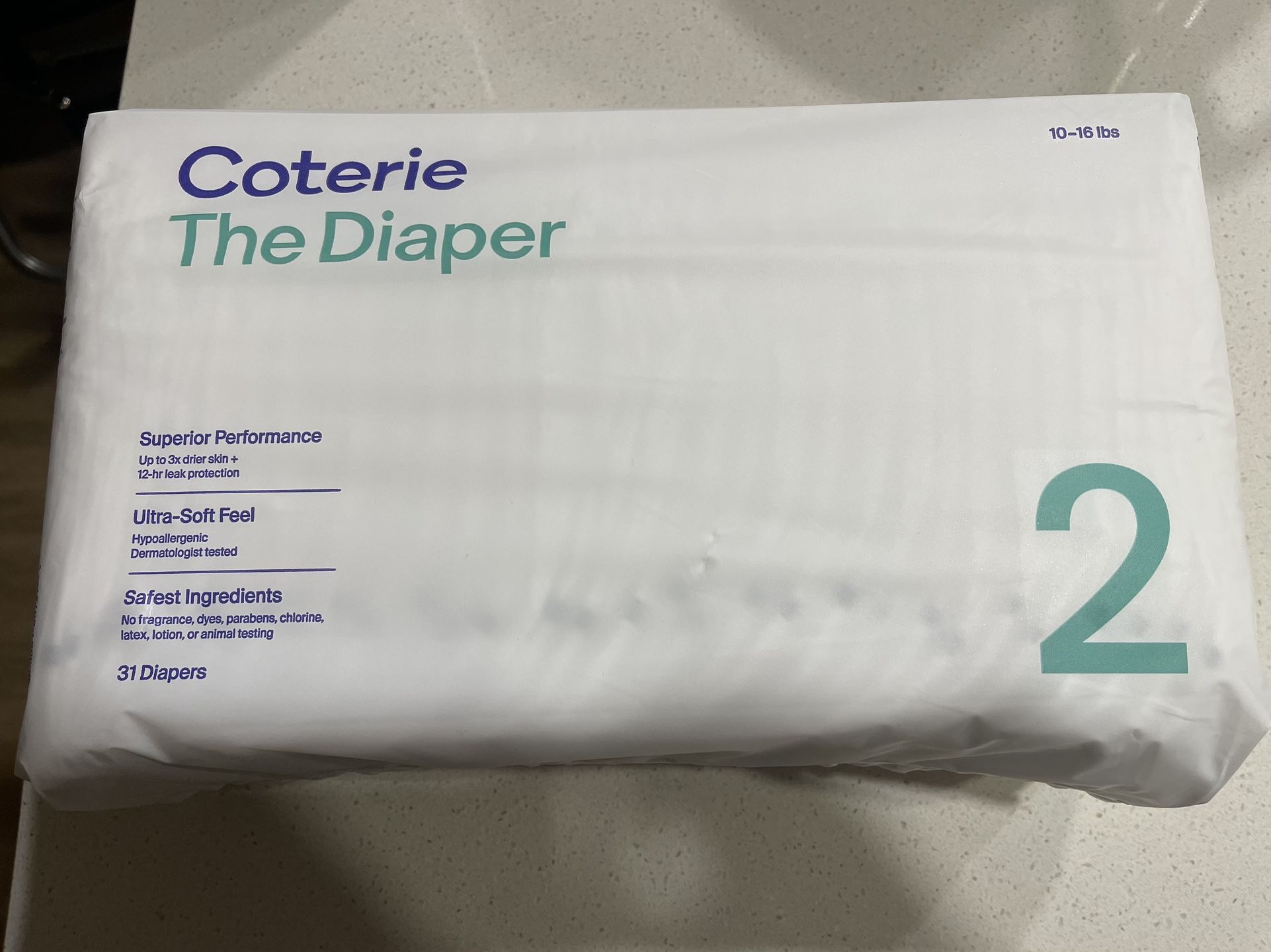 Coterie Diapers Size 2