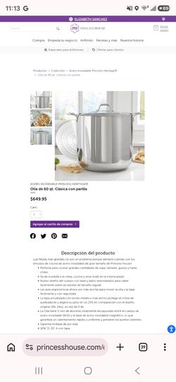 Tamalera de 60 qt princess house