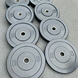 NEW Bumper Plates, Rubber Olympic Weights, Home Gym Weight Set, Folding Squat Rack, Adjustable FID Bench Press, Stall Mats, Rubber Flooring 