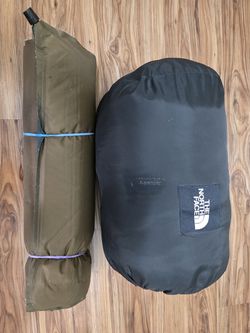 New North Face sleeping bag and pad - $50 or best offer