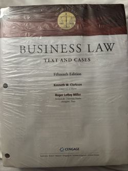 Business Law College Textbook Brand New With Across Code