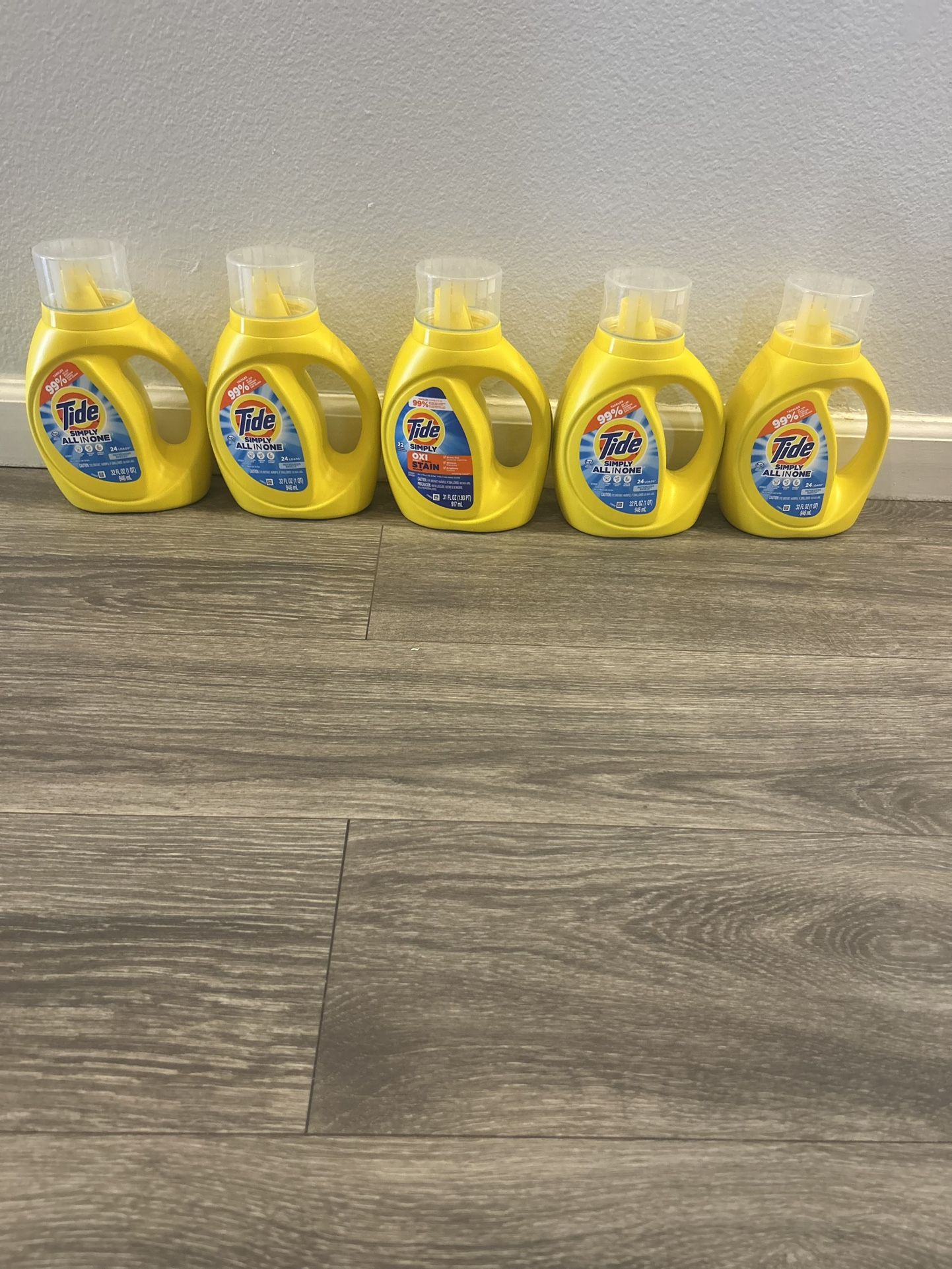 5 Tide Liquid Laundry Detergent (159 ounces) Brand New for Pickup