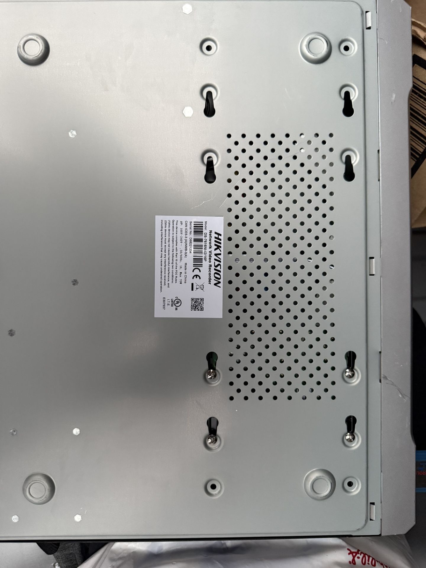 Hikvision 8-Channel PoE NVR (DS-7608NI-E2/8P) – $120 OBO