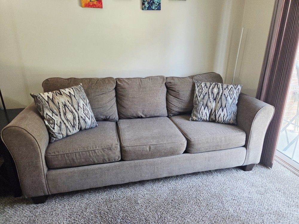 Sandy/brown Couch