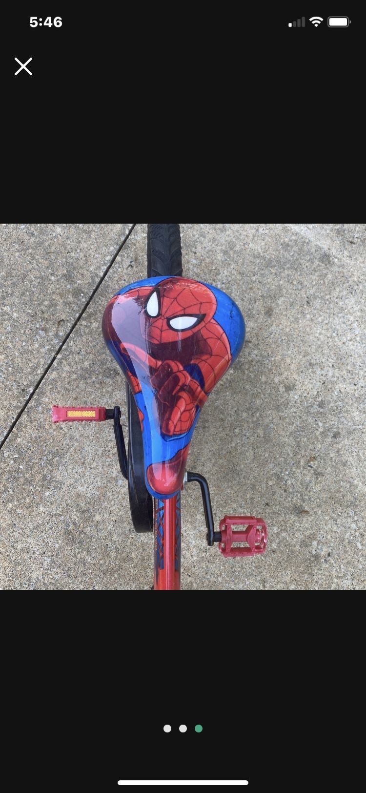 Kids Spider-Man Bike 16”
