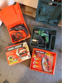 Power tools - Black & Decker, Skil, Hitachi