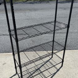 NSF Black Epoxy Wire Shelving 36”x14” - w 4 Shelves 