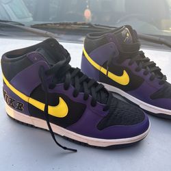 Dunk High Premium EMB 'Lakers'