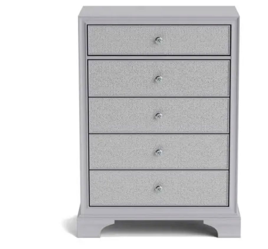 gemma silver dresser and mirror Dresser with Mirror