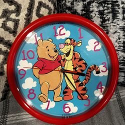 Vintage Winnie The Pooh Clock 