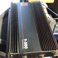 The Hot Shot Set-up Made ORION T-500 2 Channel Amplifier 