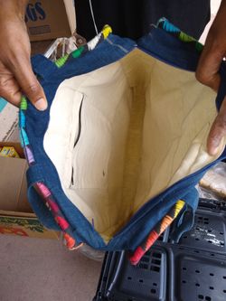 Inside of Guatemalan Bag