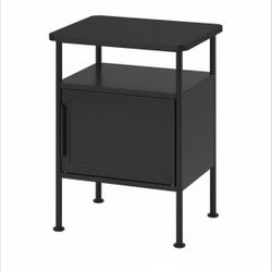 Ikea GRÅFJÄLLET Nightstand / Bedside Table Black
