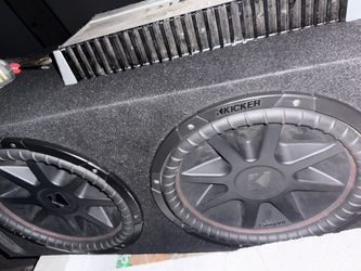 Kicker Speaker Bass 15’ With Amp 2400