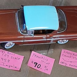♡ 1958 Chevrolet  Impala ☆ Franklin Mint 