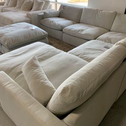 Sophie Cloud Sectional Couch Set Fast Delivery Military Discount Only $39 down payment 👉 Please ask Jon Green for a discount when you arrive!