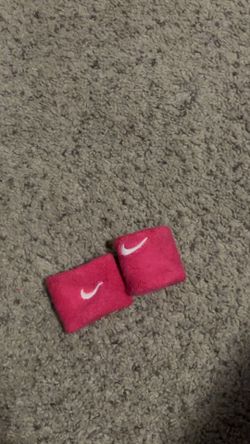 Pink Nike Wristbands