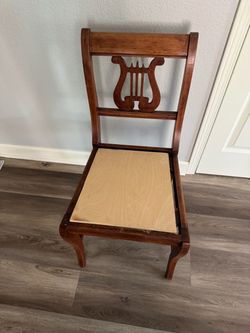 Vintage music room chair