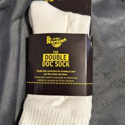 S/M Dr Martens Double Doc Sock Nwt