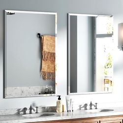 Two Bathroom Mirrors 
