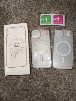 iPhone 14 Clear MagSafe Case (2 Pack) with  screen Protector