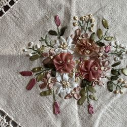 Square Table Crochet Handmade , $115 , Size 33” X33”