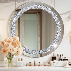 *Bling* Crushed Diamond Mirror - Large 