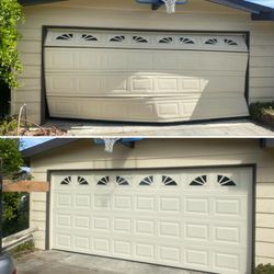 Garage Door Opener Broken Spring Off Track Replace Adjustment And Parts 