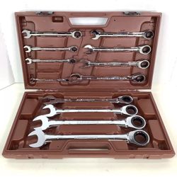 12-Piece Paramount Ratcheting SAE Wrench Set