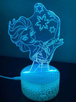 Frozen Elsa lamp