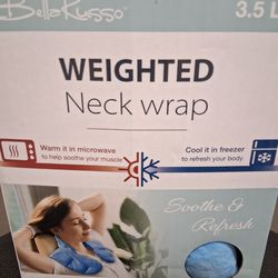 Brand new weighted neck wrap for pain Pickup hours 2:00-10:45 rainbow/charleston cash only read description
