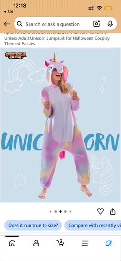 Spooktacular Creations Adult Unicorn Jumpsuit Costume