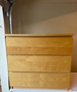 IKEA Malm 3 Drawer Dresser