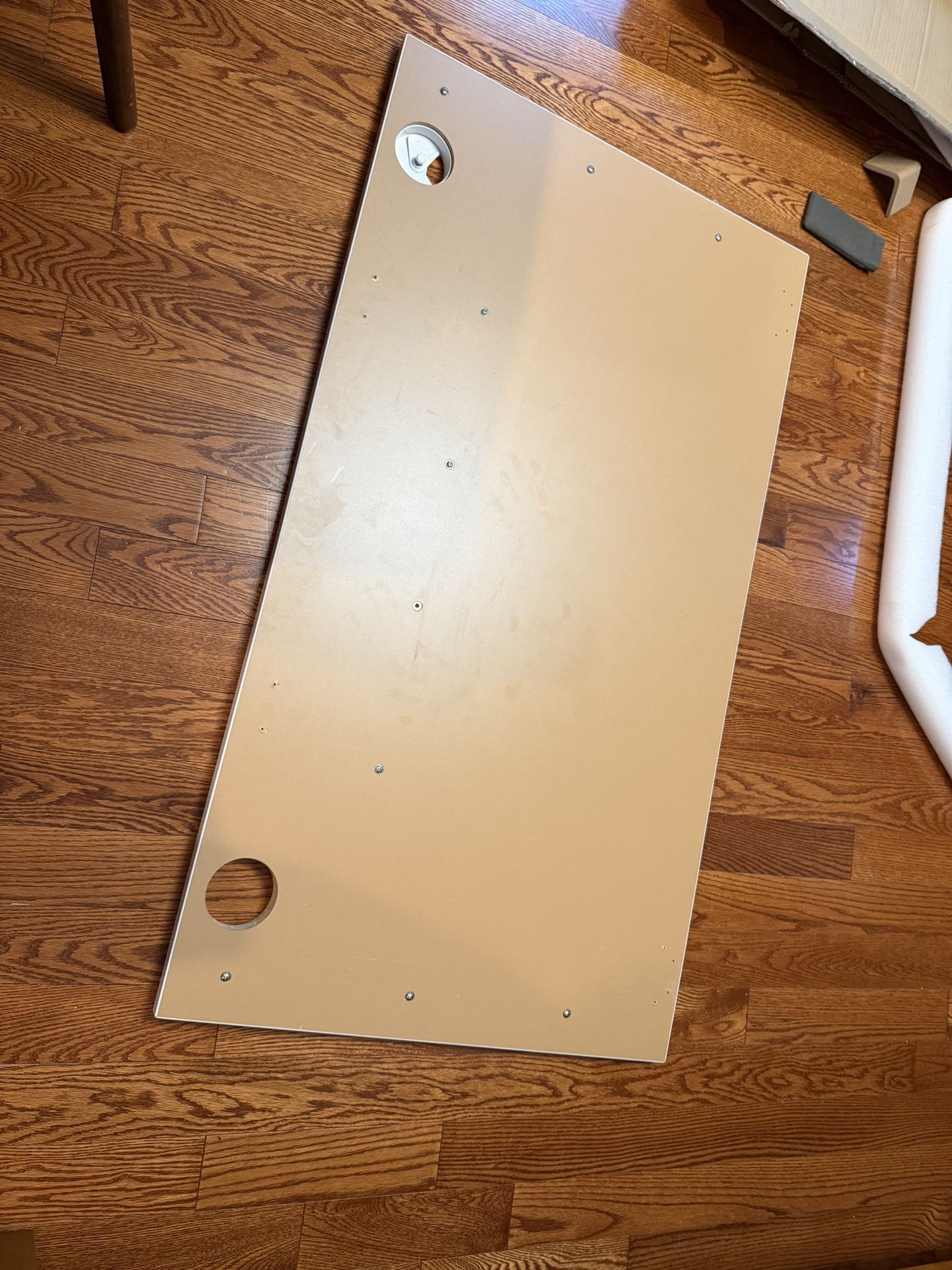 48"x27" Fully Jarvis White Laminate Top For Desk