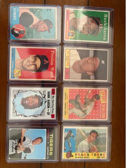 Vintage Baseball Cards Aaron, Aparicio, Kaline & more
