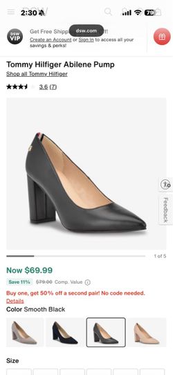 Tommy Hilfiger Abilene Pump Heels