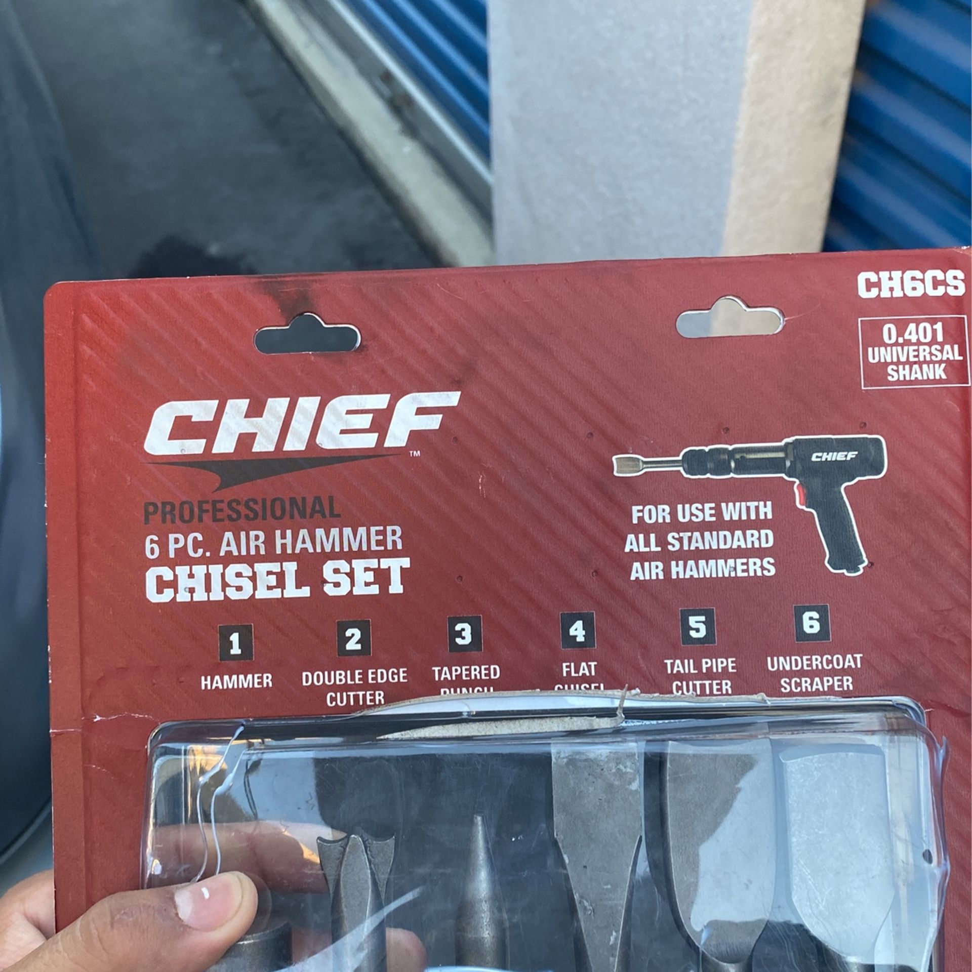 Chief 6 Piece Air Hammer Chisel Set Tools & Machinery