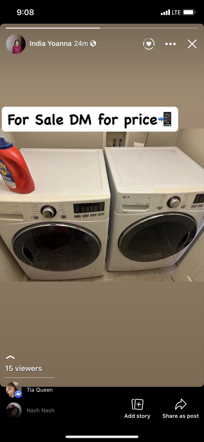 Washer & Dryer Set