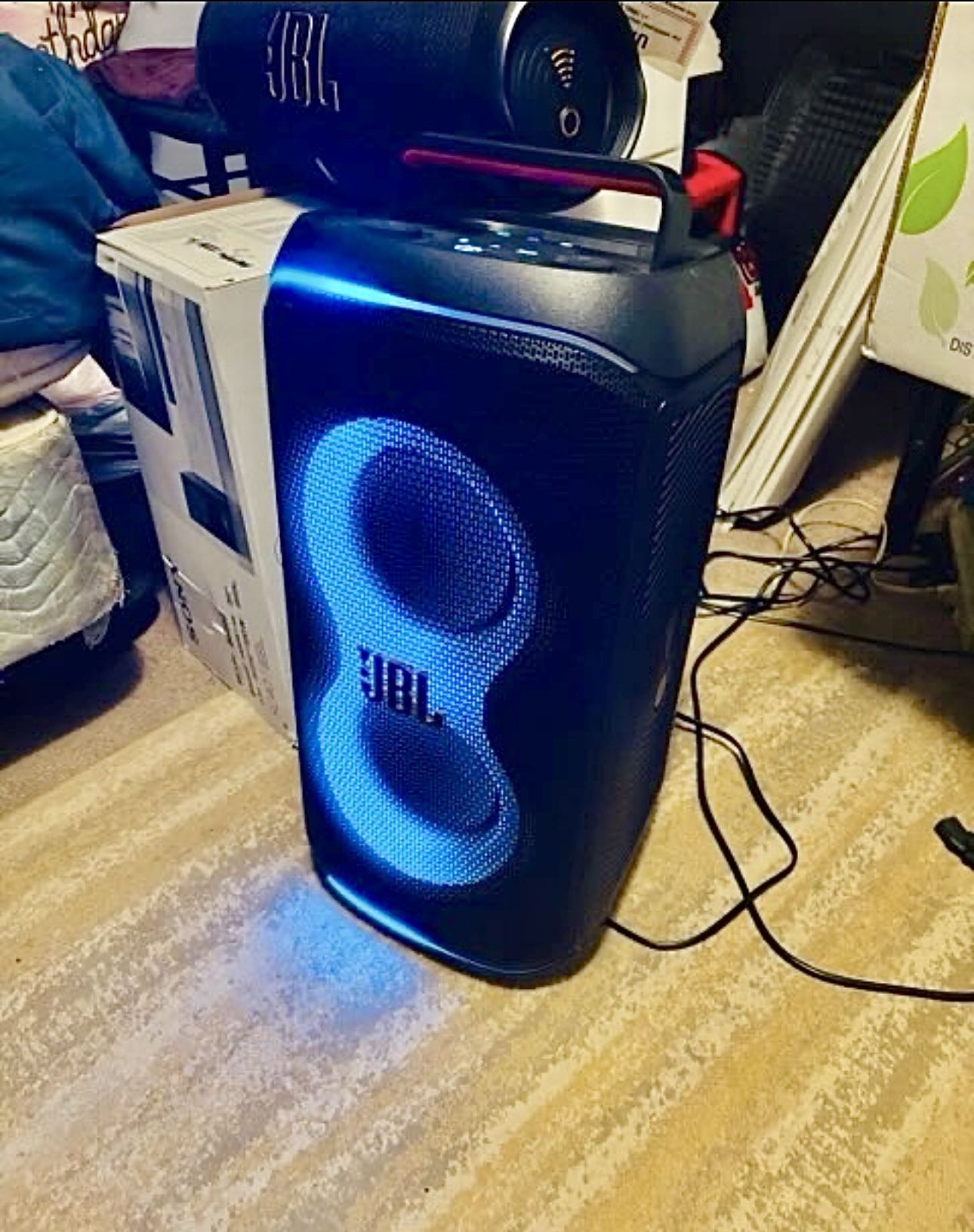 JBL PartyBox Club Live 120 – 160W Portable Bluetooth Party Speaker | Mic & Guitar Inputs | Light Show | 12-Hour Battery | IPX4 Splashproof