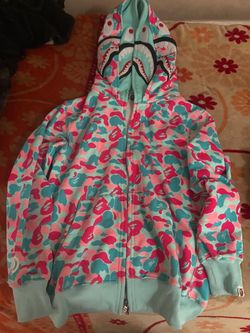 Bape hoodie cotton candy size S