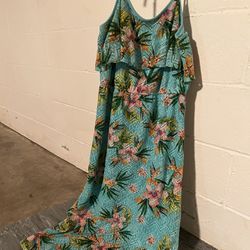 Floral Sun Dress, Size XL (14-16)
