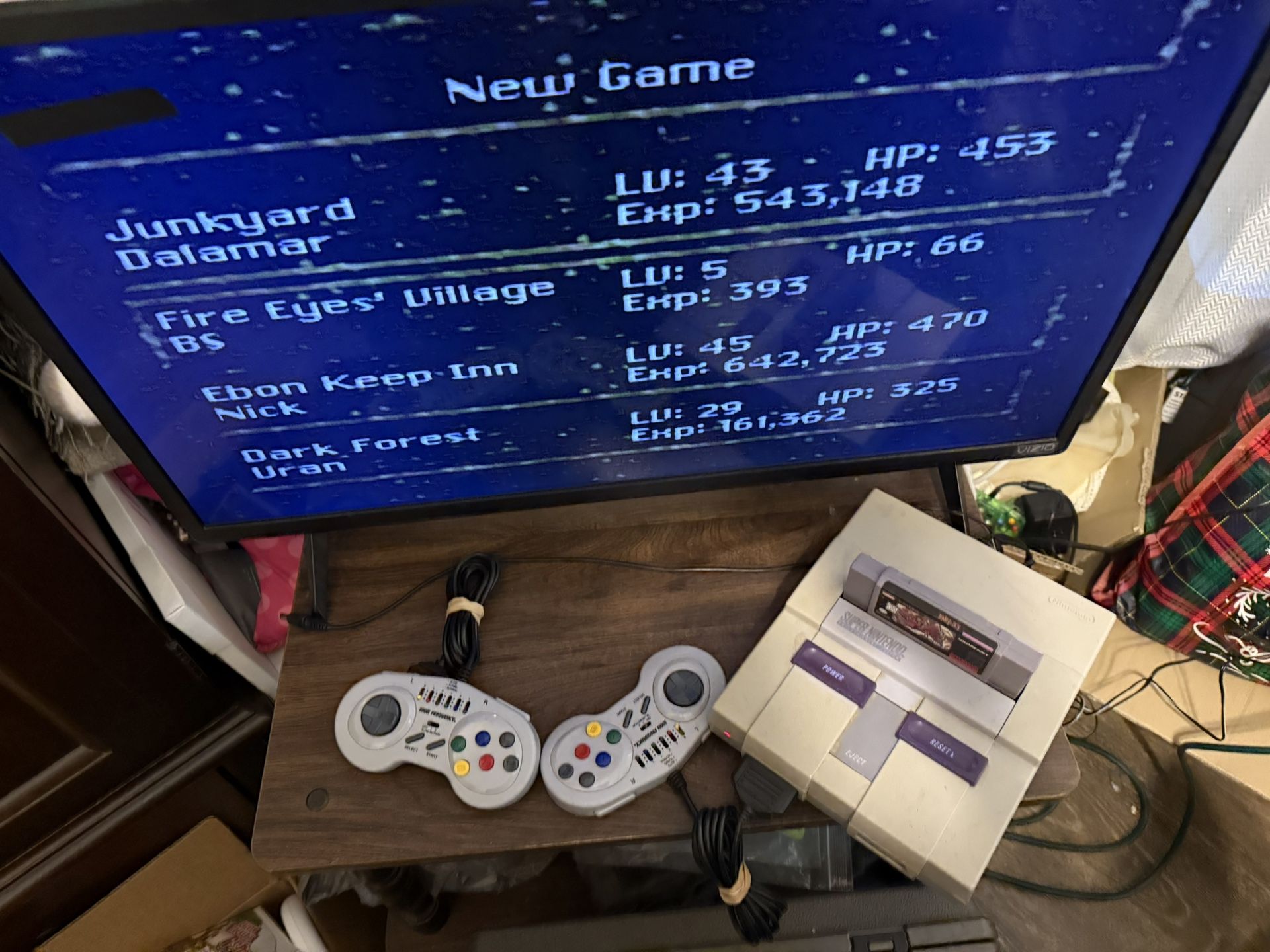 Super Nintendo NES w/ 2 controllers $120 firm no trades, pickup Inman SC or can ship, no games included, tested works great, AV cable included, I sale
