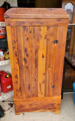 Vintage Wardrobe Hasper Cedar Chest Armoire 