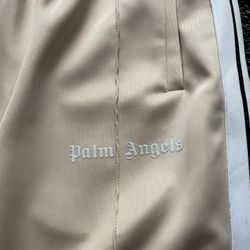 Tan Palm Angles Track Pants