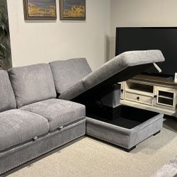 Morelia Exposed Feet With Faux Wood 2-Piece Sectional Pull-Out Bed And Left Chaise Hidden Storage
Homelegance$10 Down Payment And Financing Available