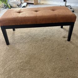Leather Bench 