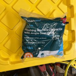 Washing Machine Connector With Angle Stop Valve