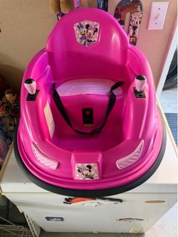 6V Disney Minnie 6V Bumper Car Ride on Toy, by Flybar