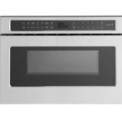 Amazing Cafe CWL112P2RS1 24 Inch Built In Microwave Drawer 1.2 Cu Ft 1000 Watts